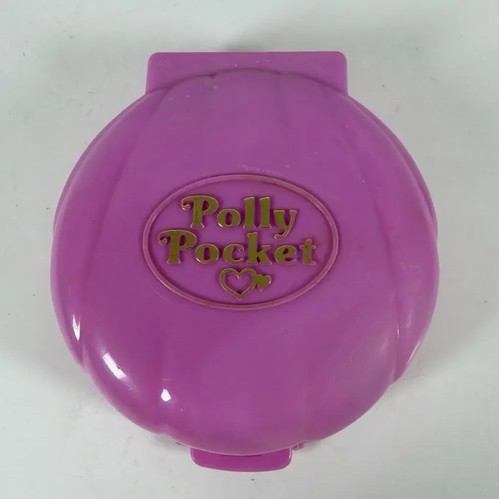 2 Vtg 1989 Polly Pocket Polly’s Cafe Bluebird + Figures - Issues Incomplete Read